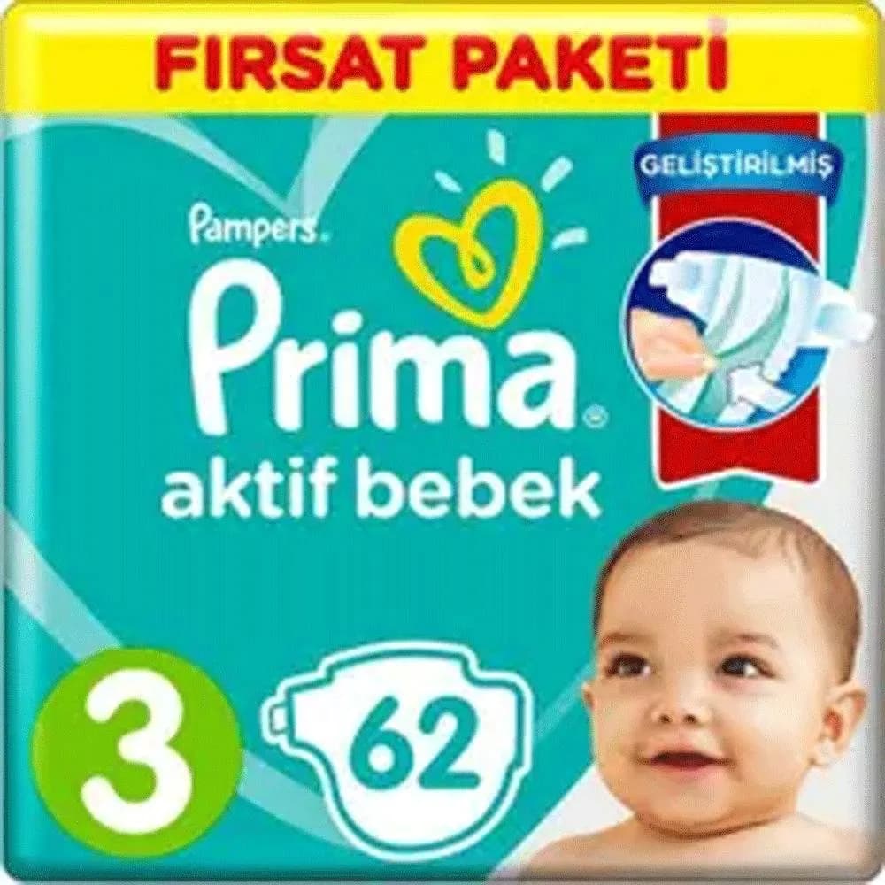 PRIMA 3 PAMPERS 62 TALIK BLOK 155.000 SUM 2500 SUM DONASI